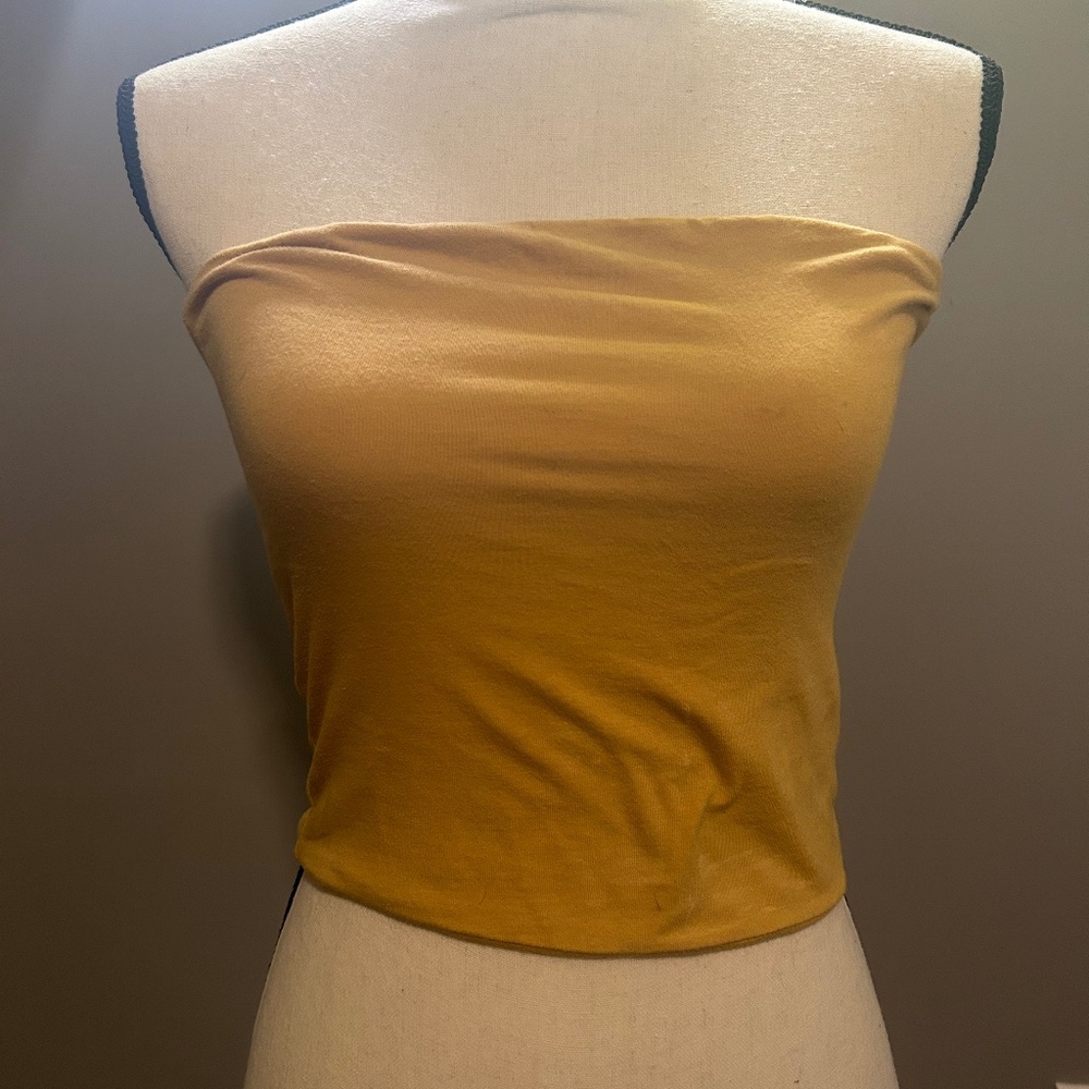 yellow tube top